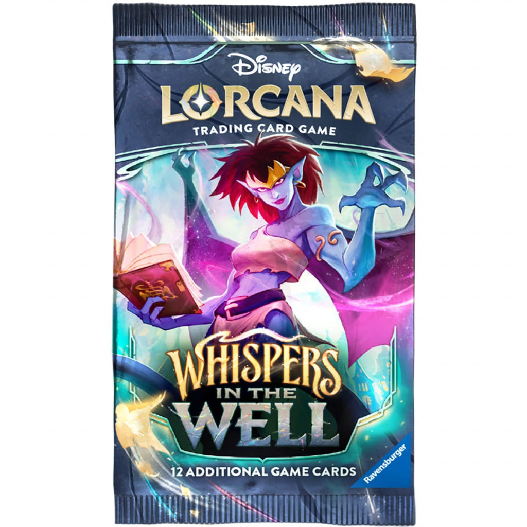 Disney Lorcana Whispers in the Well: Booster Pack of 12 Cards, English Edition